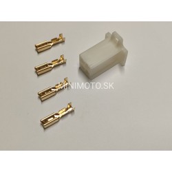 KONEKTOR 4PIN "SAMICA" 2,8MM