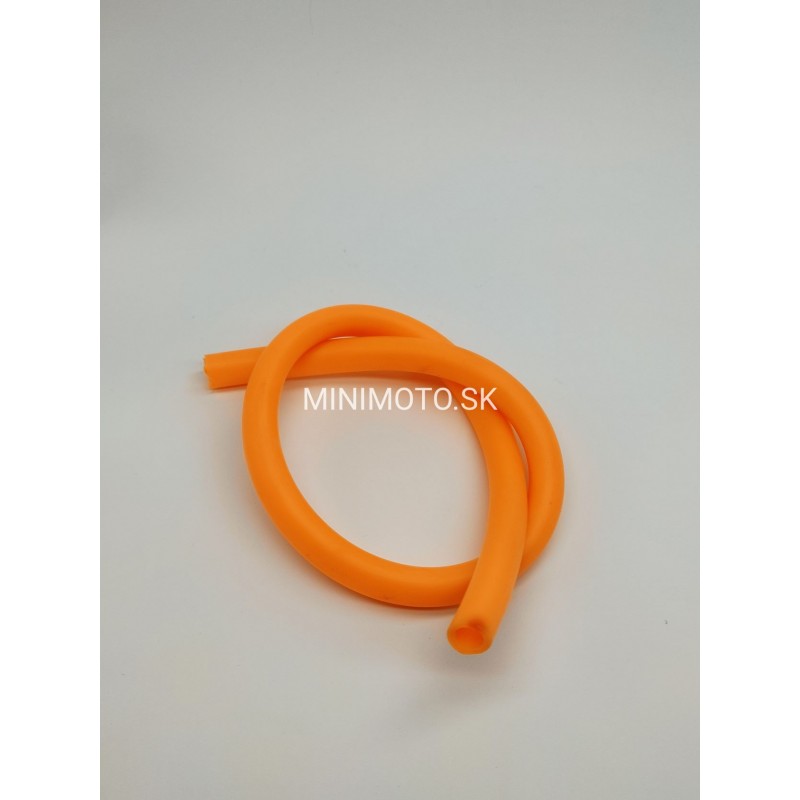 Silikónová hadička 8mm/50cm Oranžová