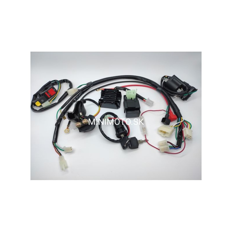 Kabeláž Xmoto s el. štartérom 150-250ccm