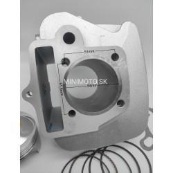 Valec, piest, tesnenia 124ccm KXD